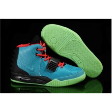 Nike Yeezy 2 синий с черным